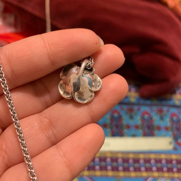 James Avery Retired Rose Blossom Pendant and Earring set SOLD - Picture 3 of 4